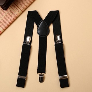 Dây Đai Quần Chữ Y Bản Cao Cấp 2.5cm - Suspender 3 Clips Leather