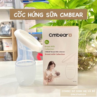 Cốc Hứng Sữa CMBEAR Silicon Cao Cấp An Toàn Và Tiện Lợi