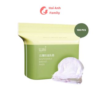 Miếng lót thấm sữa WAI siêu thấm chống tràn, túi 100 miếng