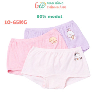 Set 3 quần chip đùi bé gái dễ thương, quần mặc váy cho bé 10-65kg, made in VN, sịp bé gái, mềm, thấm hút, co giãn