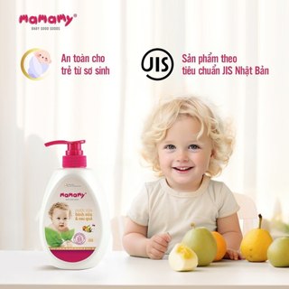  Chai nước rửa bình sữa & rau củ Mamamy 600ml