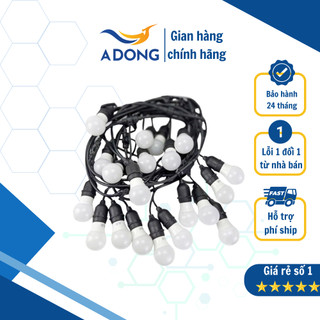 Dây đui đèn trang trí thả ngoài trời đúc chống nước (10m20 đui)