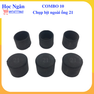Combo 10 Chụp nhựa - cao su bịt ngoài ống 21