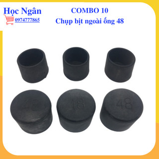 Combo 10 Chụp nhựa - cao su bịt ống 48