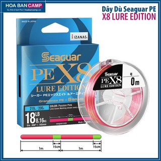 Dây dù seaguar pe x8 lure edition | 150m - made in japan