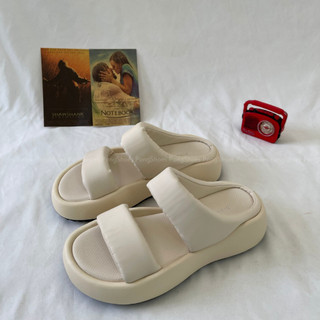Dép nữ 2 quai lót bông Pong Shoes- Full Box- Mã 1659