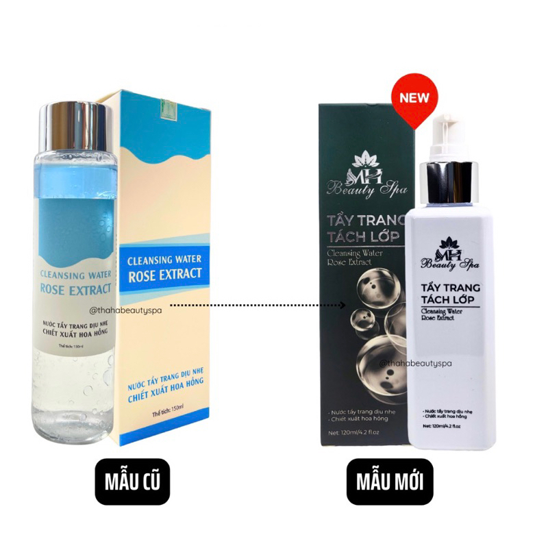 Nước tẩy trang MH spa 150ml