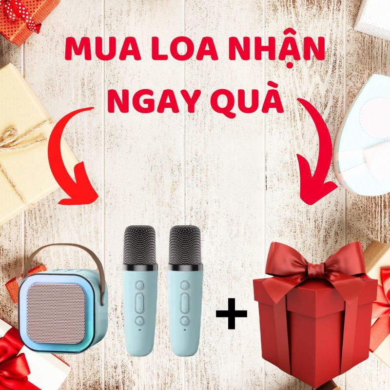 Loa Bluetooth Mini hát karaoke GODWELL sạc Pin Không dây, âm thanh bass chuẩn tặng kèm 2 míc hát bảo hành | BigBuy360 - bigbuy360.vn