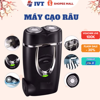 Máy cạo râu poree sử dụng sạc pin thông minh tiện lợi có lưỡi dao kép tự làm sắc-vd.store
