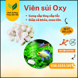 Oxy viên nén cho bể cá, hồ cá cảnh - Oxy viên nén cung cấp oxy tức thời cho tôm cá