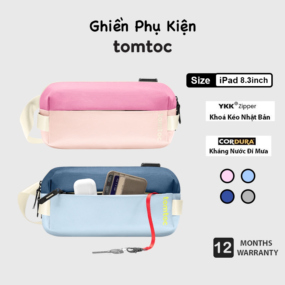 Túi Đeo Chéo Tomtoc USA Lightweight Sling Bag S iPad Mini 6 | 8.3inch T21S1 - Hàng chính hãng