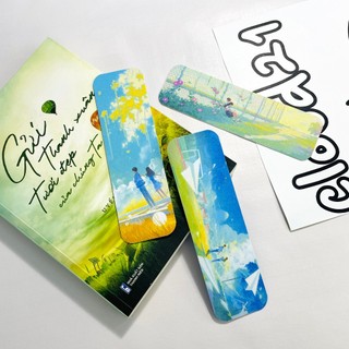 Bộ bookmark 2 mặt ngôn tình thanh xuân ~400gms