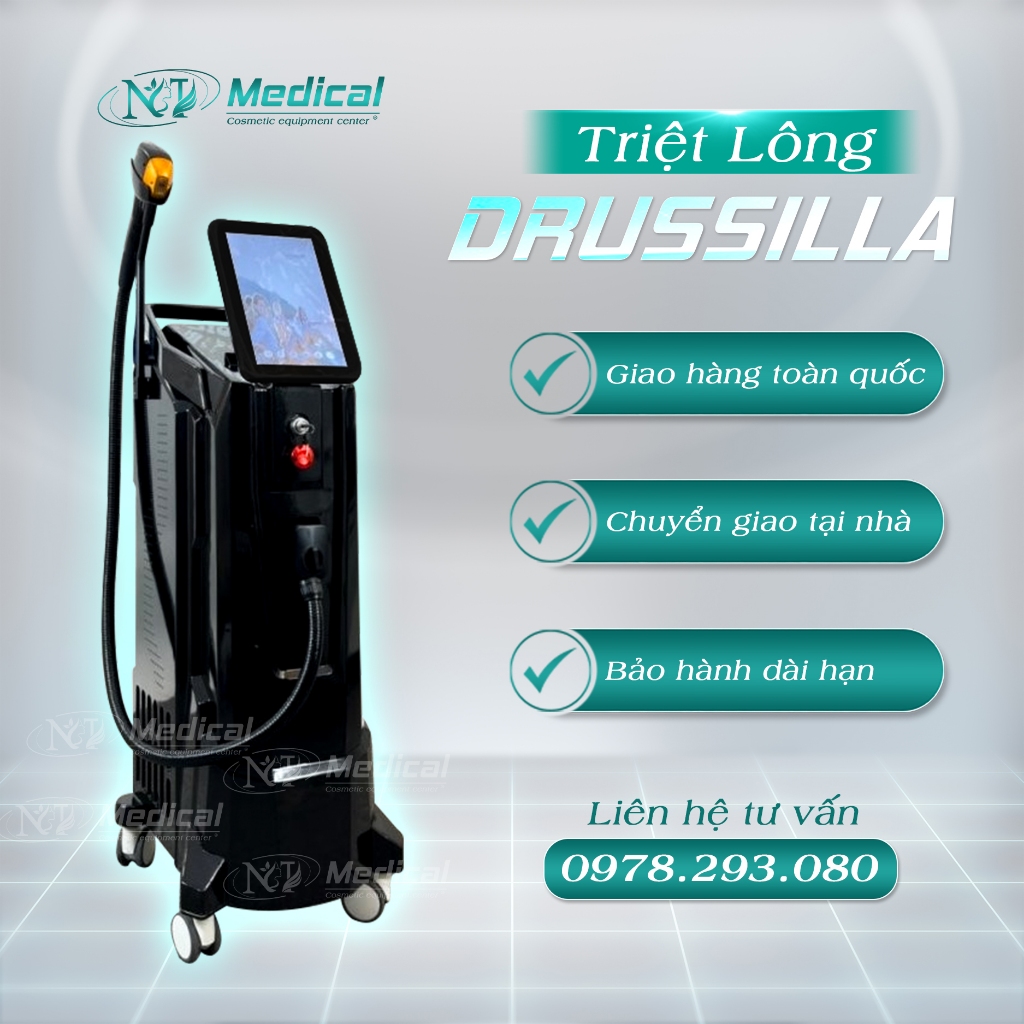 Máy Triệt Lông Diode Laser 808 Soprano Titanium | 12 Thanh Đồng | Triệt Lông Diode Laser Mẫu Mới Nhất 2024