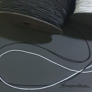Dây thun, chun tròn co giãn 0.7-1mm, dây thun kim tuyến 1.8- 2mm
