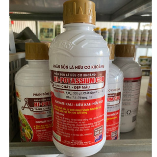 Phân bón lá siêu kali hữu cơ hi-potassium c30 500ml của lộc trời