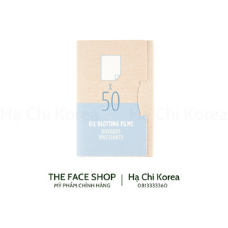 Film thấm dầu Oil Blotting Films The Face Shop (50 miếng) Mẫu mới
