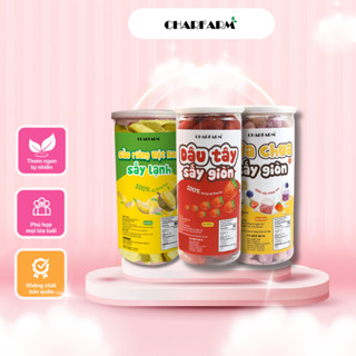 Combo Sum Vầy dâu tây sầu riêng sấy thăng hoa hộp 1000ml