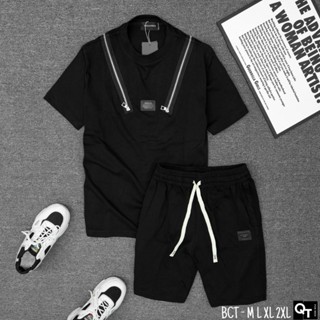 Bộ Quần Áo Nam DG bộ hè nam cộc tay cổ tròn chất thun co giãn 4c