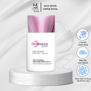 Kem chống nắng bio essence white pro whitening sunscreen spf50+ pa+++ 40g