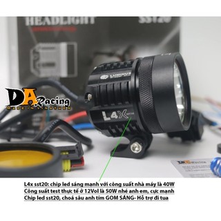 Đen trợ sáng l4x kính tím chíp xịn sst20 bảo hành 1 năm