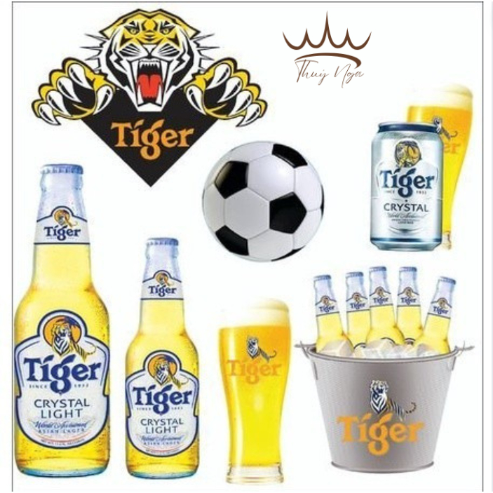 Set cắm giấy Tiger Bạc - Trang Trí Bánh sinh nhật bánh kem