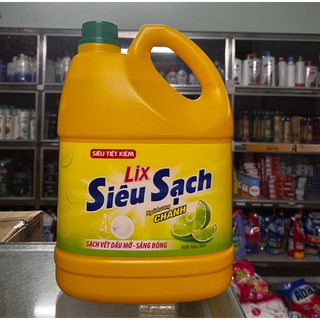 NƯỚC RỬA CHÉN LIX SIÊU SẠCH 3,6 kg CHANH