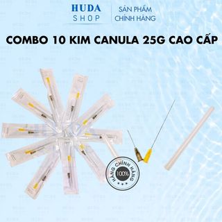 [Chính hãng] Combo 10 kim cannula 25G cao cấp