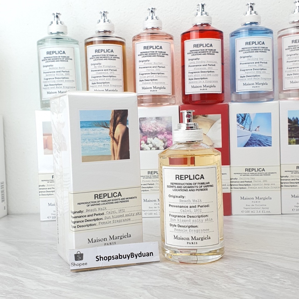 Nước Hoa Maison Margiela Replica (Lazy Sunday Morning - Jazz Club - Beach Walk - Flower Market - Sailing Day.....) 100ml