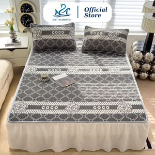 Chiếu điều hòa cao su non M2T BEDDING họa tiết COCO mềm mịn mát đủ kích thước m6/m8/2m2 kèm 2 vỏ gối