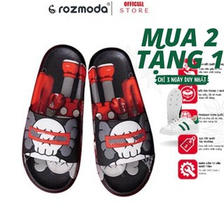 Dép đúc quai ngang cao su nam nữ unisex Supreme êm nhẹ chống nước là size lớn có dép bigsize cho nam