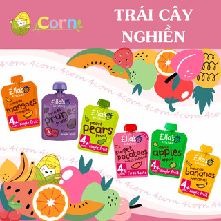  Sinh tố trái cây  Hoa quả nghiền  hữu cơ Ella's Kitchen  Air UK  - Cho bé 4m+ 