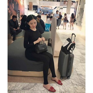 Quần Legging Nữ Dáng Dài Co Dãn