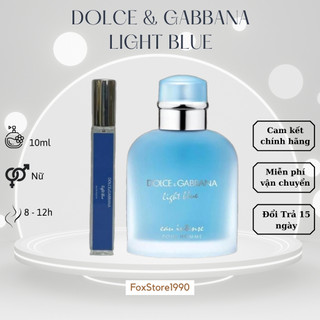 Nước Hoa Nữ Chiết Dolce & Gabbana Light Blue Eau Intense Pour Homme 10ml -  FoxStore
