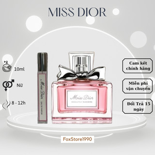 Nước Hoa Nữ Miss Dior Absolutely Blooming EDP Chiết 10ml - FoxStore
