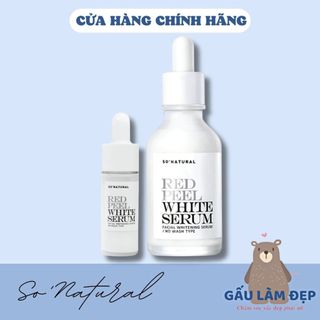 Tinh Chất Dưỡng Trắng So Natural Red Peel White Serum