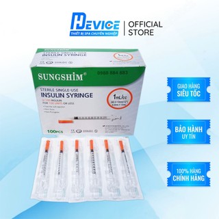 Kim tiểu đường - bơm kim tiêm sungshim hàn quốc 1ml insulin 30g x13mm