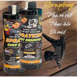 Dung dịch tẩy rỉ sét kim loại, hợp kim nhôm Sprayking Rust Remover 500ml