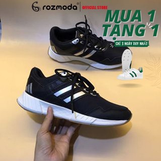 [HỎA TỐC HCM] Giày thể thao nam nữ sneaker chạy bộ đế cao su non êm mềm nhẹ 2.0 Rozmoda G22