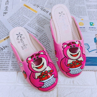 BT52G Dép sục gấu dâu dành cho bé từ 1 tuổi đến 8 tuổi .Dép lê bé gái size 20-34