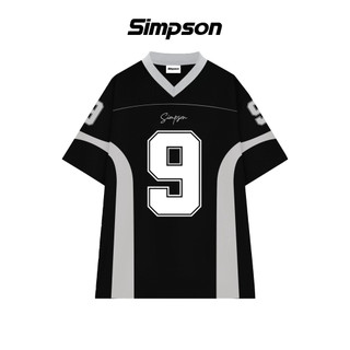  Áo Thun Phối Thể Thao Simpson Local Brand Streetwear Form Oversize - TS10
