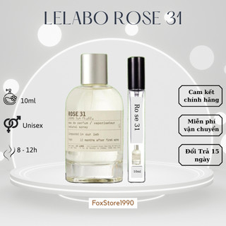 Nước hoa Unisex Le Labo 31 The Noir EDP cuốn hút, Chiết 10ml -  FoxStore