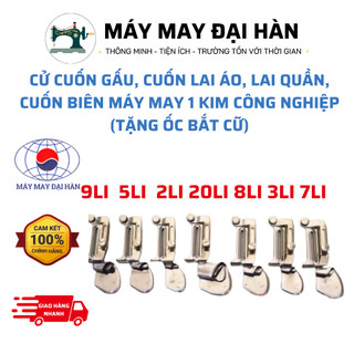 Cử cuốn gấu, cuốn lai áo, lai quần, cuốn biên máy may 1 kim công nghiệp