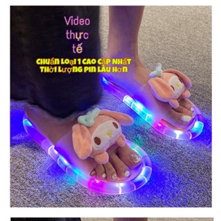 (Video Thật) Dép Phát Sáng Đèn Nháy Mẫu Mới Hình Thỏ Siêu Dễ Thương Loại 1 cao cấp 2024,Pin Lâu Hơn,Dép Đèn nhấp nháy