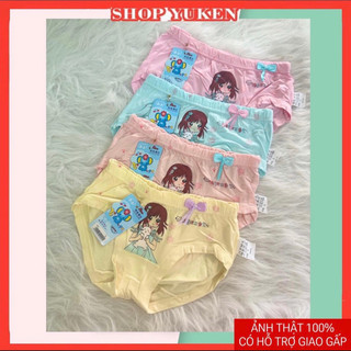 Quần Chíp Cotton Siêu Kute Cho Bé Gái. Quần lót cho bé gái cotton