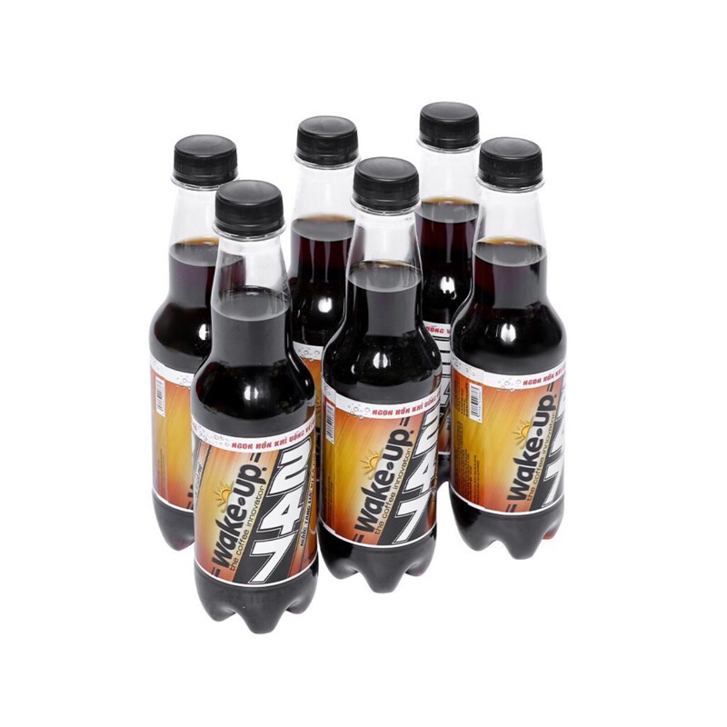 Lốc 6 chai nước tăng lực WAKE UP 247 vị cafe 330ml