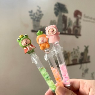 Bút rọc giấy unboxing, dao rọc giấy gắn charm heo con thân bút 9cm