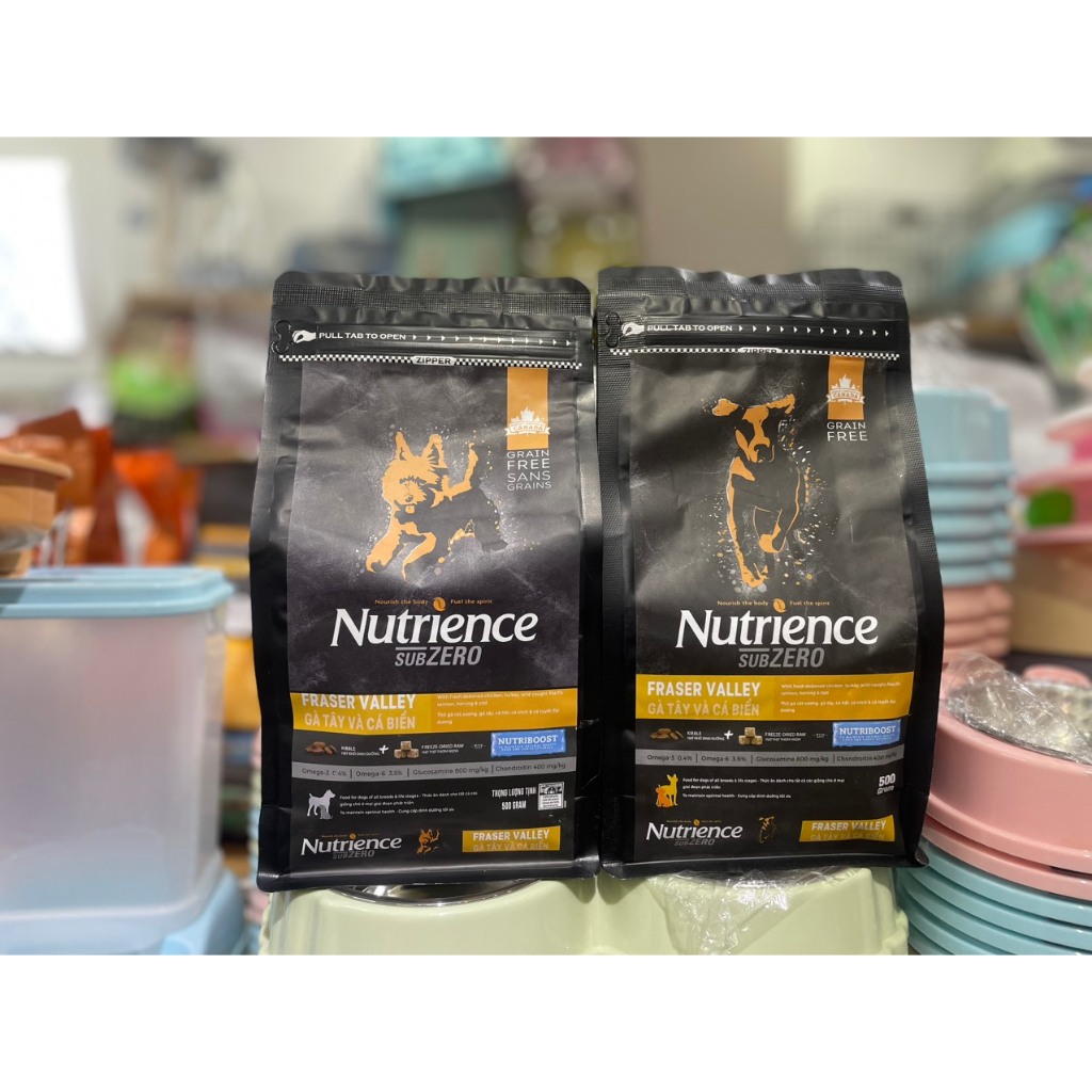 [Hoả tốc] Hạt Nutrience cho chó gói 500gr