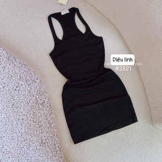 Đầm body 3 lỗ dạo chơi siu tôn dáng