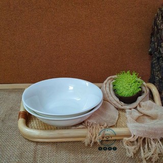 Tô sứ loe trắng. 3 size : 6", 7", 8"