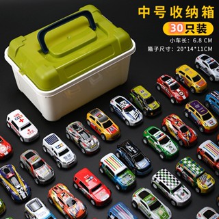 Thùng  30 Xe Ô Tô Đồ Chơi Hợp Kim  Combo Kèm Hộp Đựng Hàng Loại 1 Đồ Chơi Ô Tô Nhiều Màu Cho Bé
